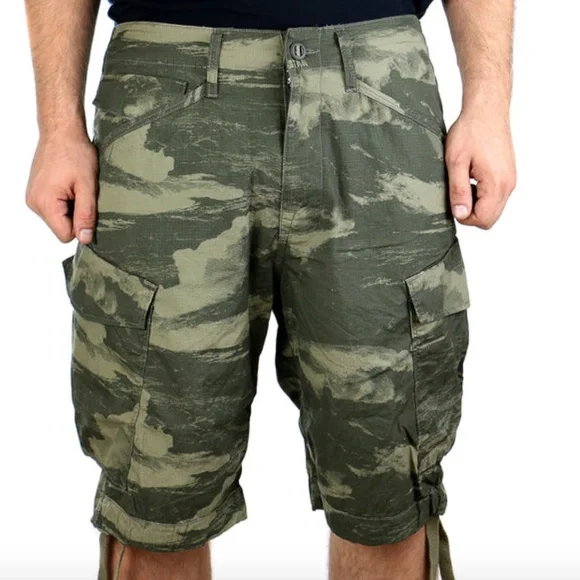 G-Star Shorts Gstar Rovic Loose Wave Bermuda Cr Shorts Green